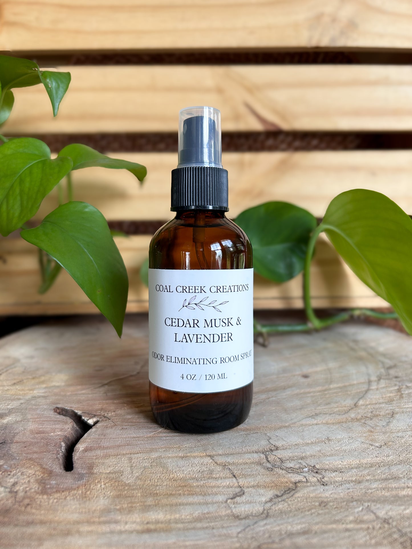 Cedar Musk & Lavender | Odor Eliminating Room Spray | 4 fl oz